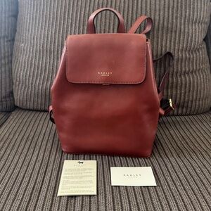 Radley Leather Backpack - Cognac/ Tan - USED